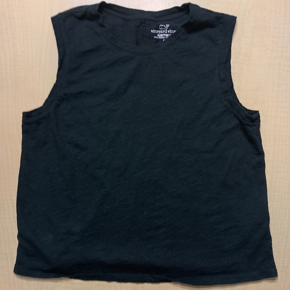 Vineyard Vines Black Surftee Tank Top Size Small